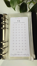 Little & Often Savings Challenge Trackers | £1, £2 & £5