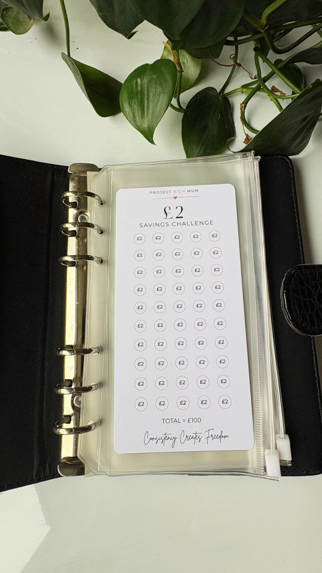 Little & Often Savings Challenge Trackers | £1, £2 & £5