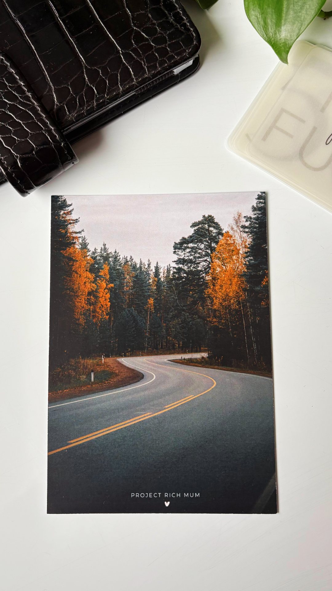 Autumn Drive Premium Card Dashboard | Personal Size/A6