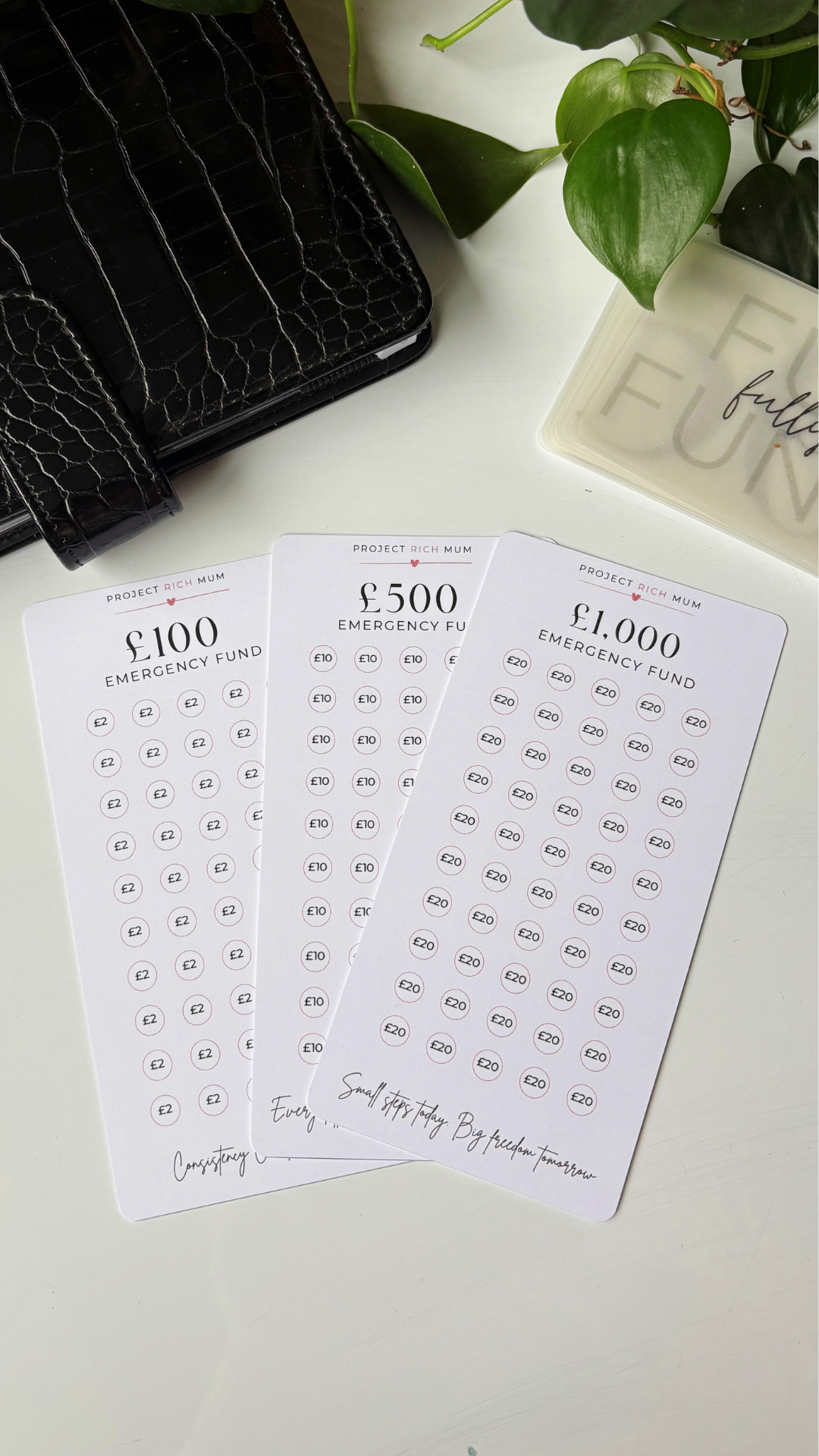 Emergency Fund Savings Trackers