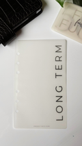 Long Term Frosted Vellum Dashboard | Personal Size Budget Binder