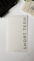 Short Term Frosted Vellum Dashboard | Personal Size