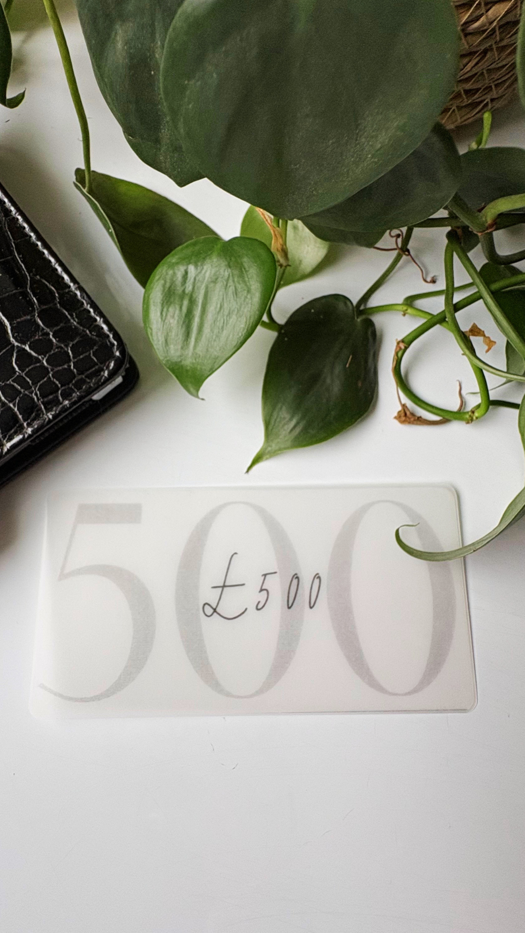 Frosted Vellum Cash Placeholders